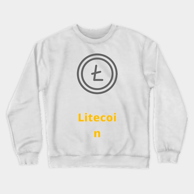 Litecoin Bull - litecoin Crewneck Sweatshirt by PsyCave